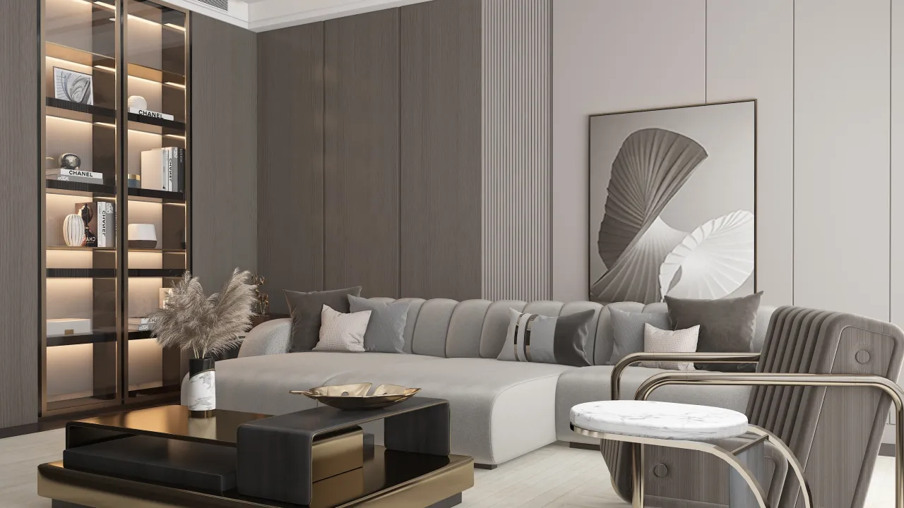 Zdjęcie Najlepsze połączenia kolorów do szarych ścian, które zachwycą wnętrze