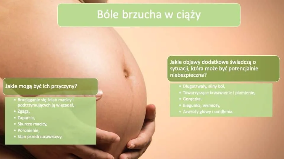 Zdjęcie Czy bóle brzucha na początku ciąży są normalne - poznaj prawdziwe przyczyny