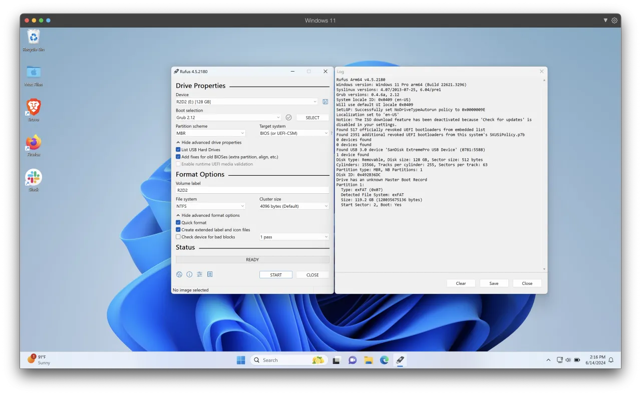 Microsoft Media Creation Tool interfejs