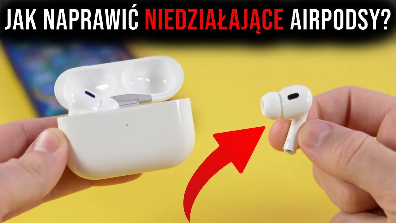 problemy z airpods, airpods nie łączą się, airpods jedna słuchawka nie działa
