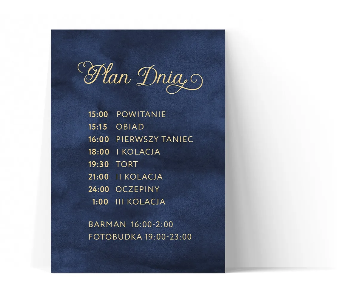 Harmonogram zapraszania na ślub