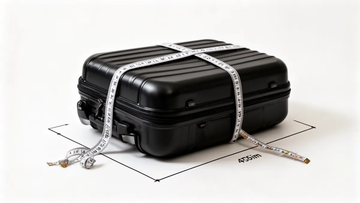 jak mierzyć walizkę taśmą miarową