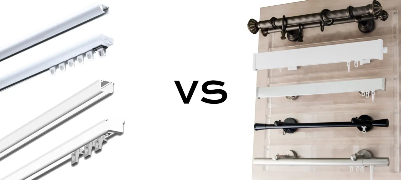 karnisze drążkowe vs szyny sufitowe por&oacute;wnanie