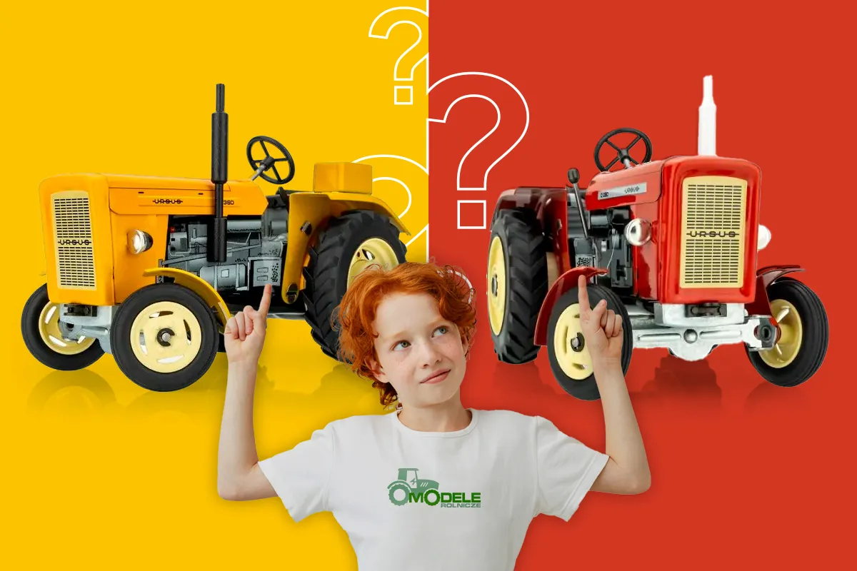 r&oacute;żne modele zabawki Ursus C-360 por&oacute;wnanie