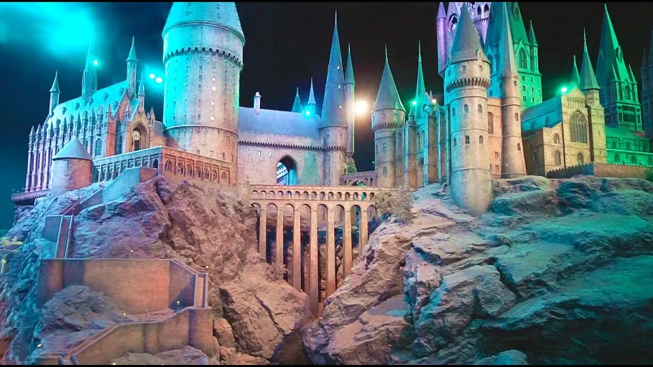 Warner Bros Studio Tour model Hogwartu