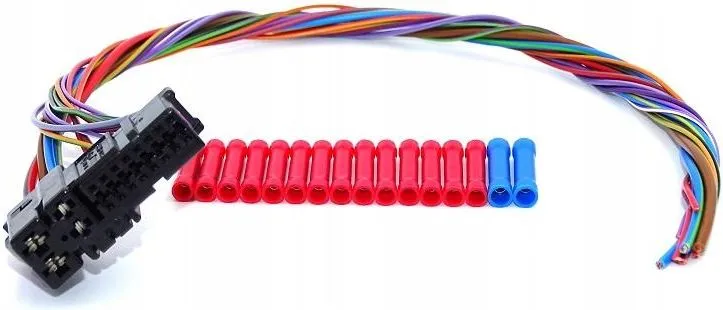 Audi A4 B6 wiązka drzwi harmonijka uszkodzenia