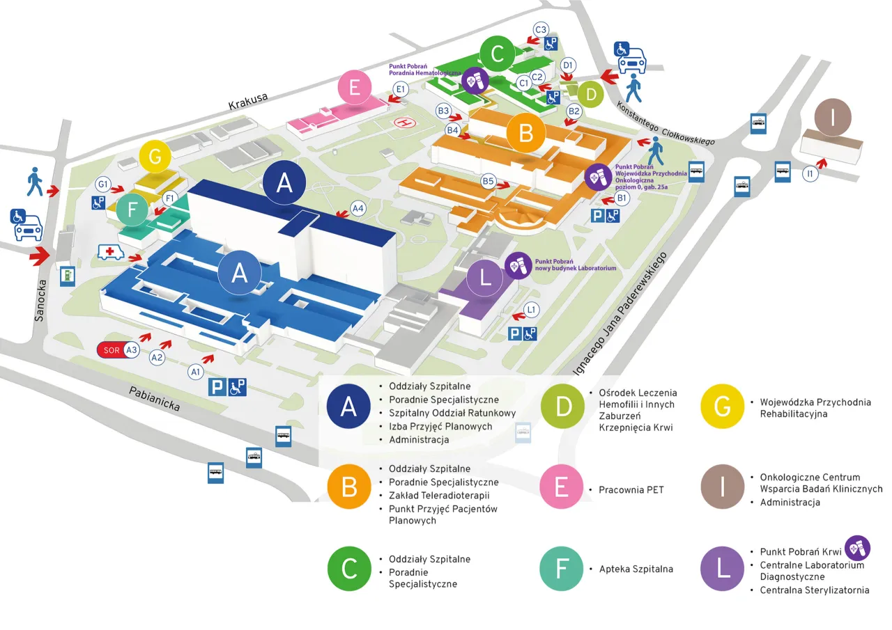 Mapa Polski punkty pobrań laboratoria medyczne