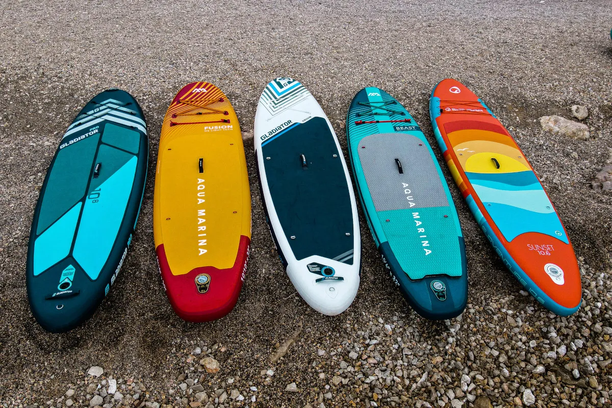 rodzaje desek sup all-around touring race