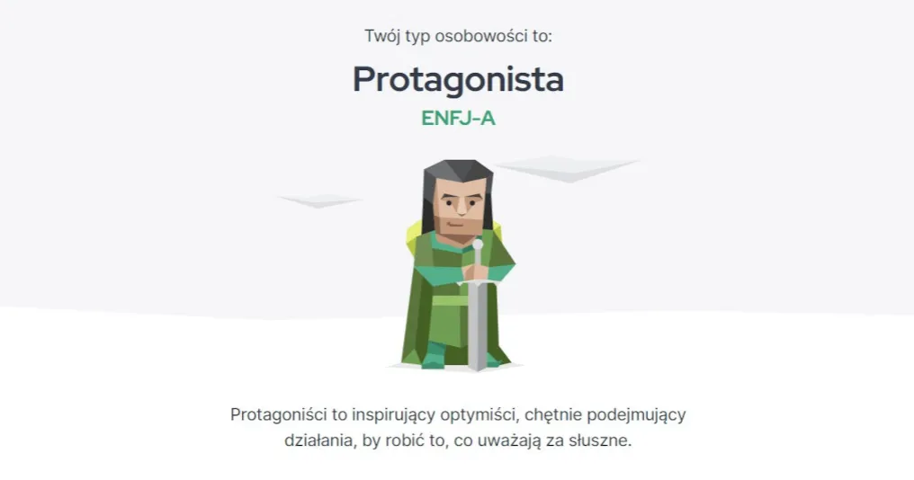 osoba wykonująca test osobowości online