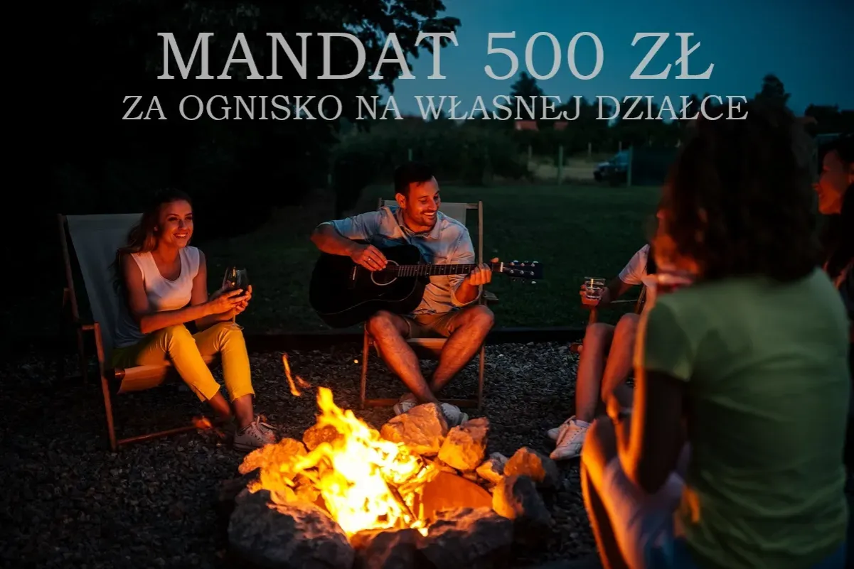 Bezpieczne odległości ognisko działka