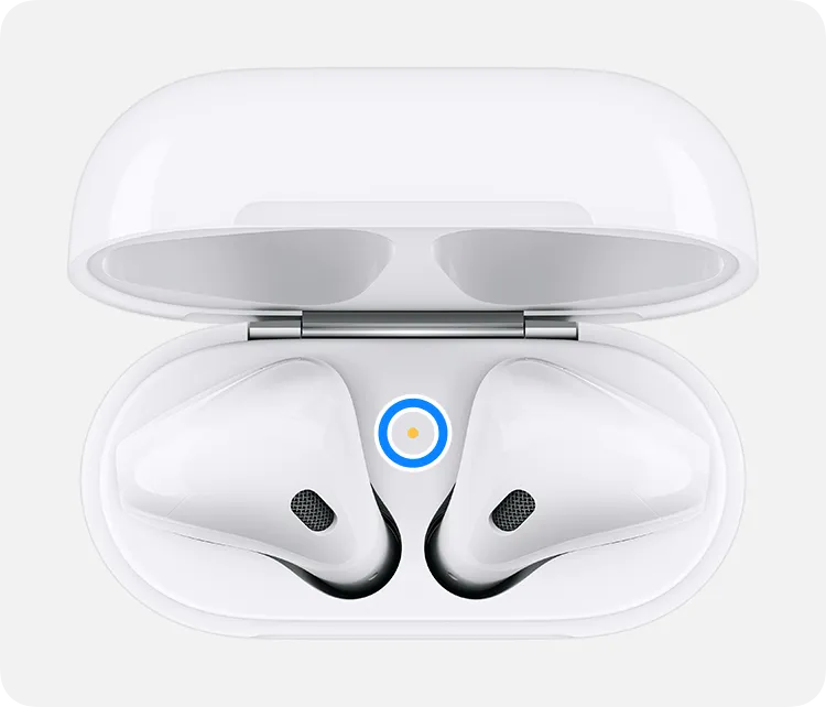 AirPods Ladecase LED Signale Bedeutung