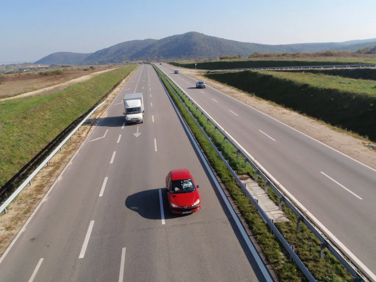 Węgry autostrada krajobraz