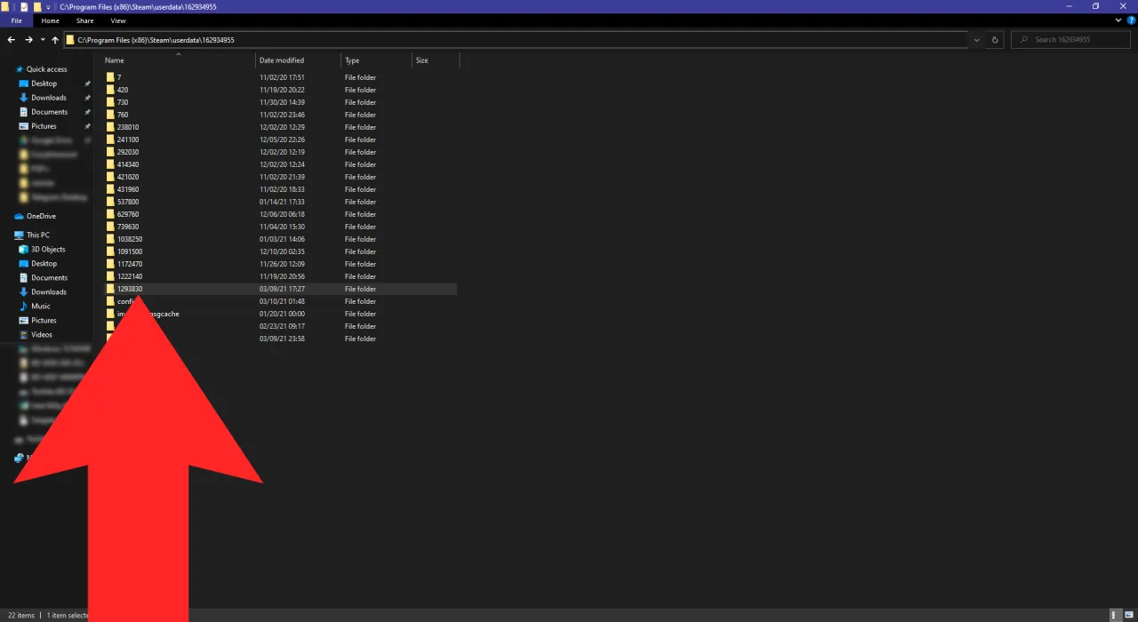 Lokalizacja folderu userdata Steam z AppID