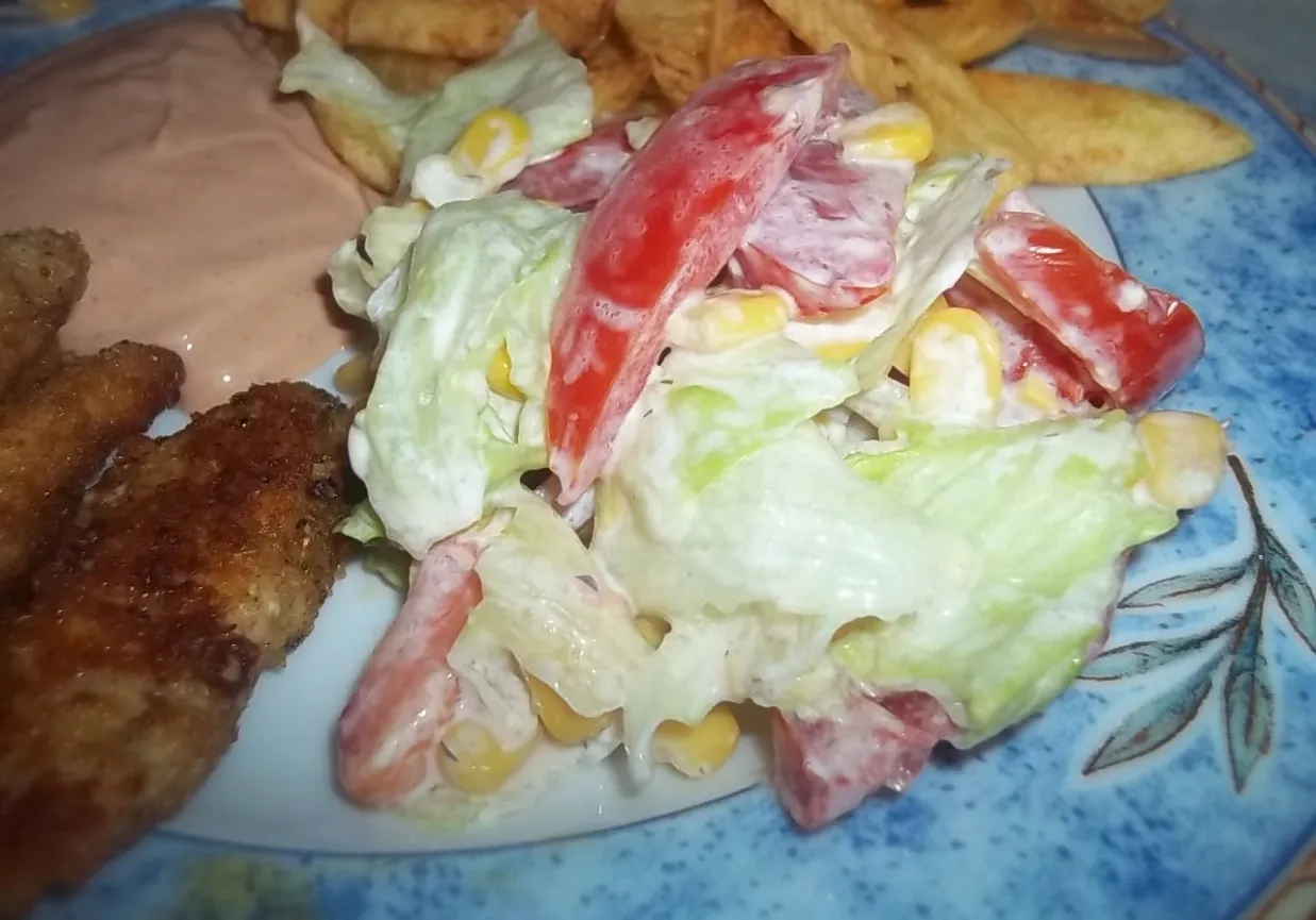 Lekkie sałatki i sur&oacute;wki do frytek