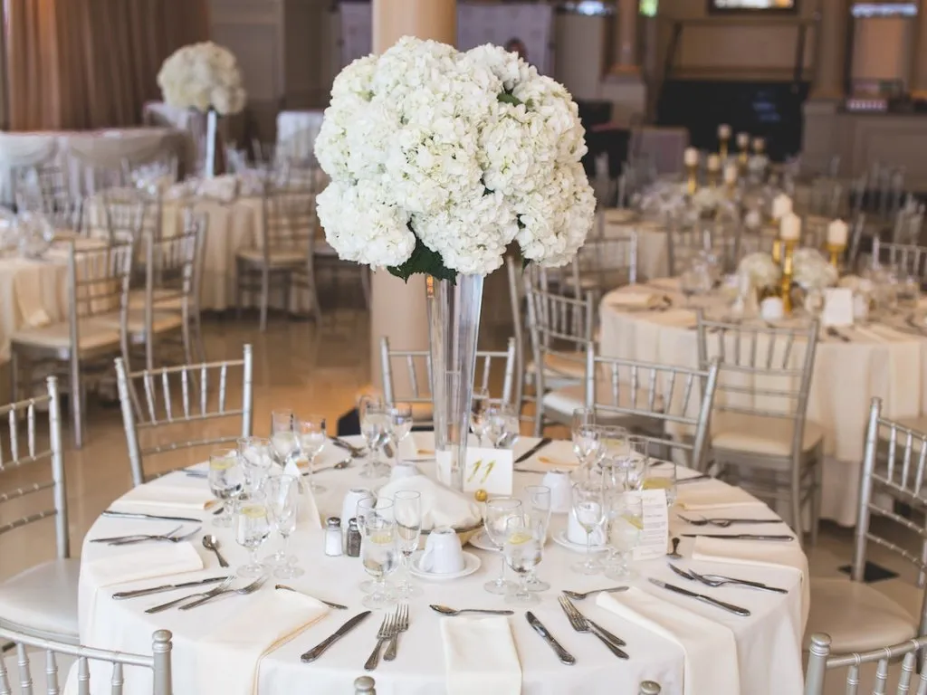 różne style sal weselnych