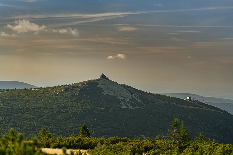 Szklarska Poręba Karkonosze widok Szrenica