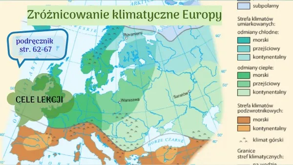 Wpływ g&oacute;r na klimat Europy