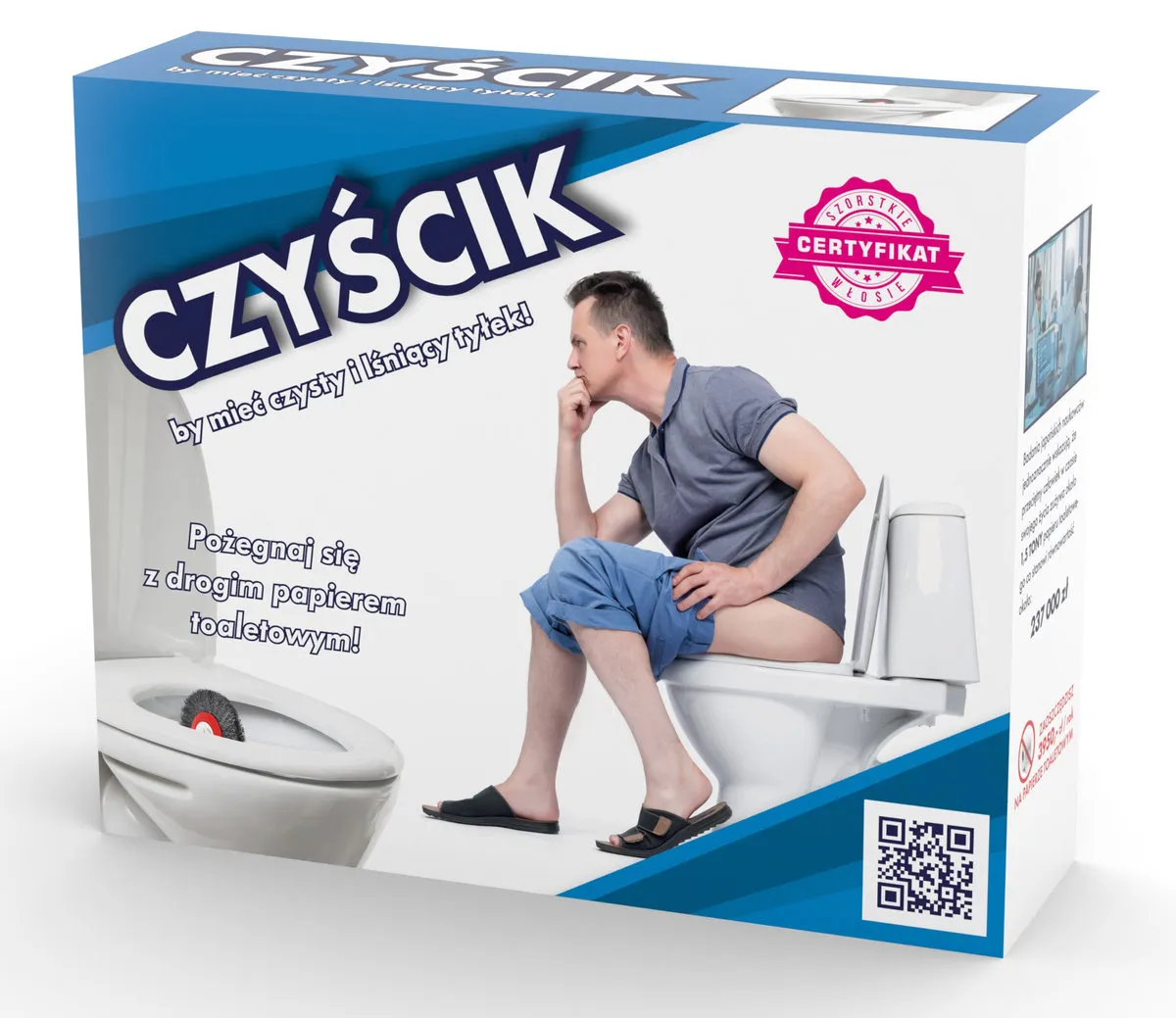 prezent karton w kartonie zabawne opakowanie