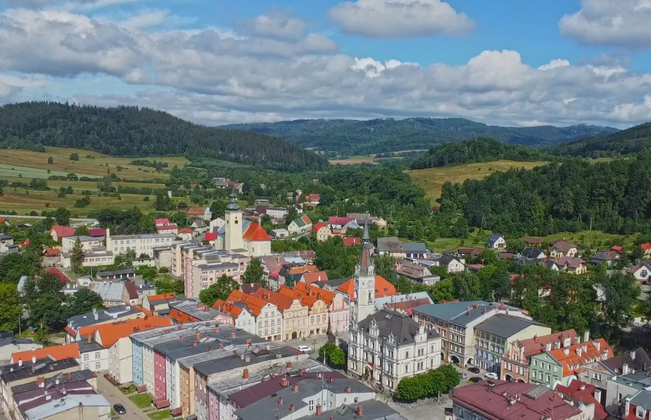 Lądek-Zdr&oacute;j panorama uzdrowisko