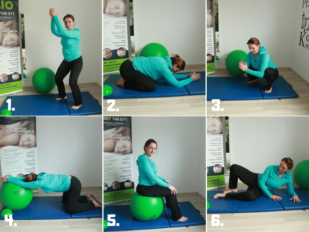 pozycje wertykalne poród piłka porodowa