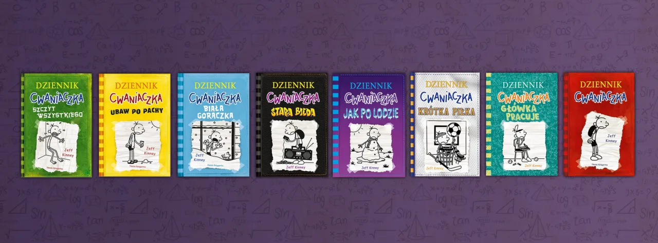 wszystkie tomy dziennika cwaniaczka, kolekcje książek dziennik cwaniaczka