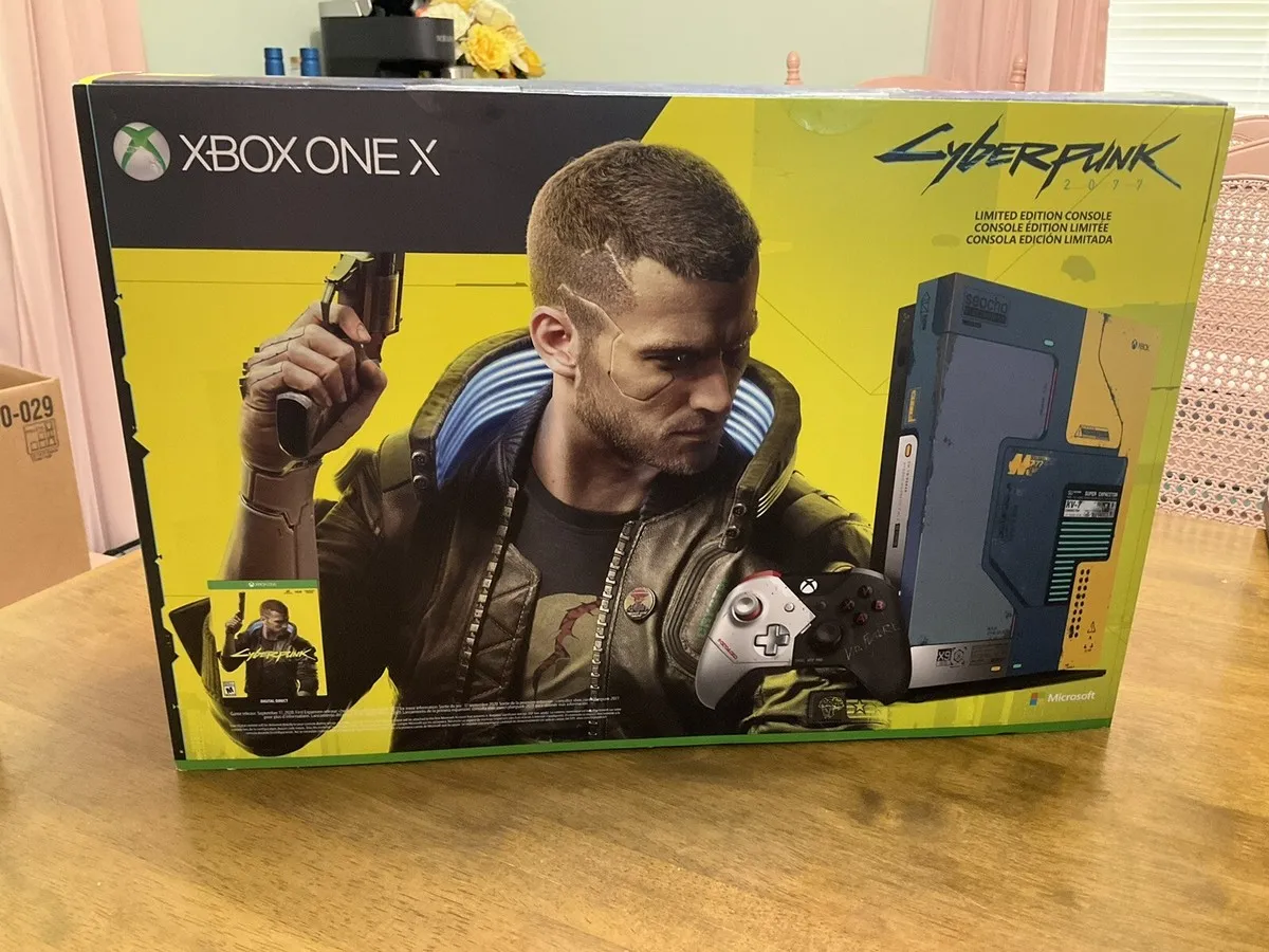 Cyberpunk 2077 game box Xbox One