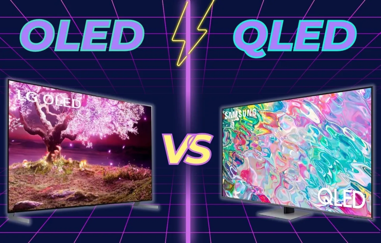 porównanie technologii OLED QLED Mini LED