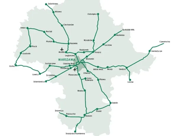 strona gł&oacute;wna Koleje Mazowieckie rozkład jazdy