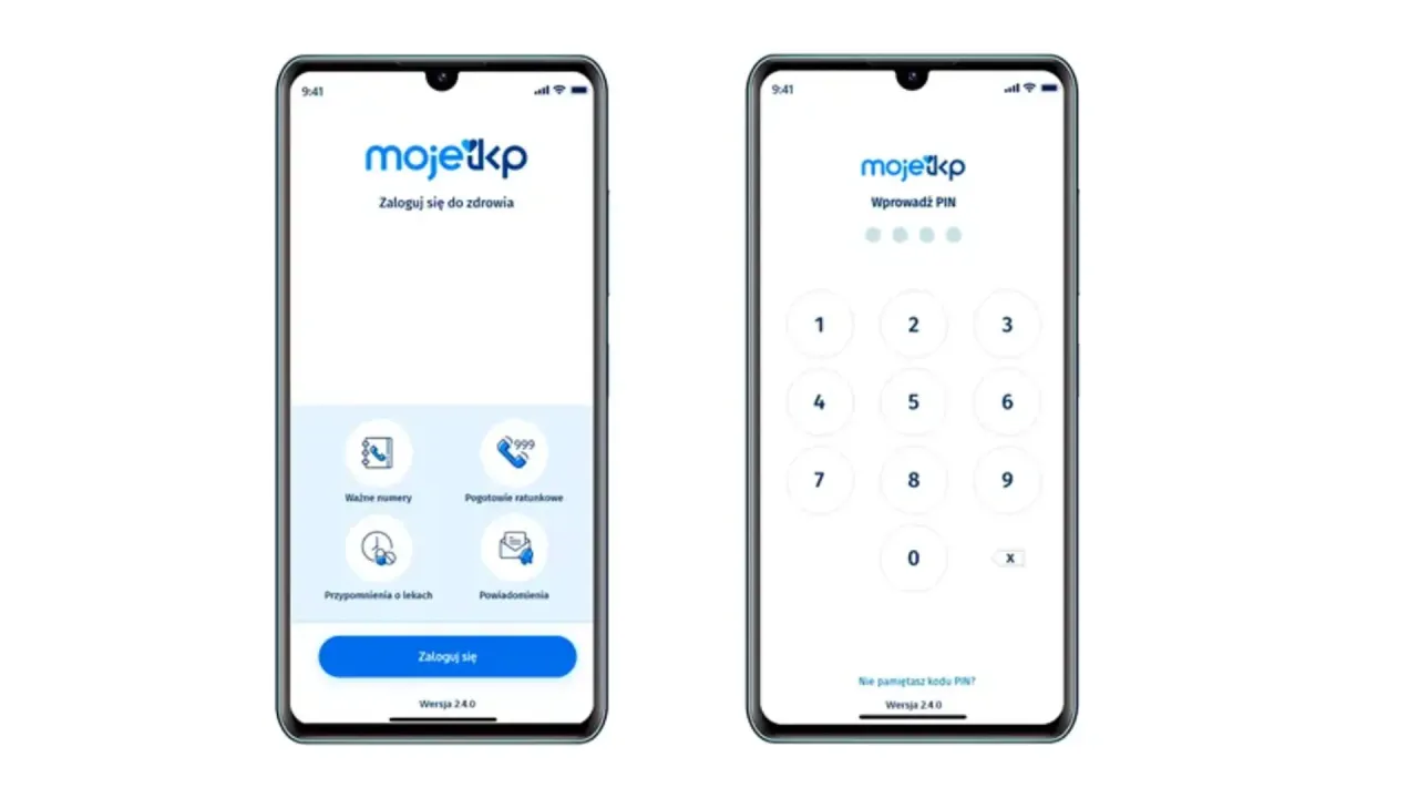 Porównanie interfejsów aplikacji mObywatel i mojeIKP z widokiem e-recept