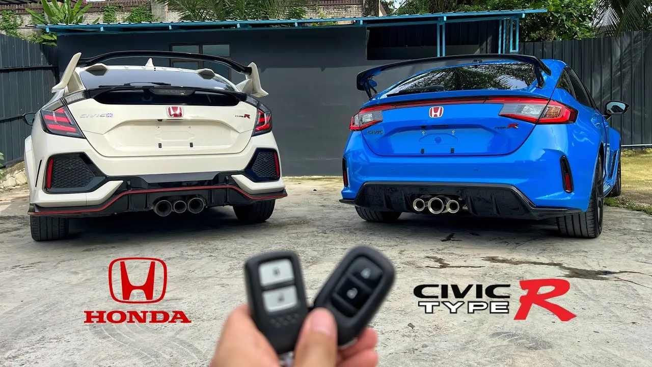 Honda Civic VIII Type R spoiler vs Type S spoiler comparison