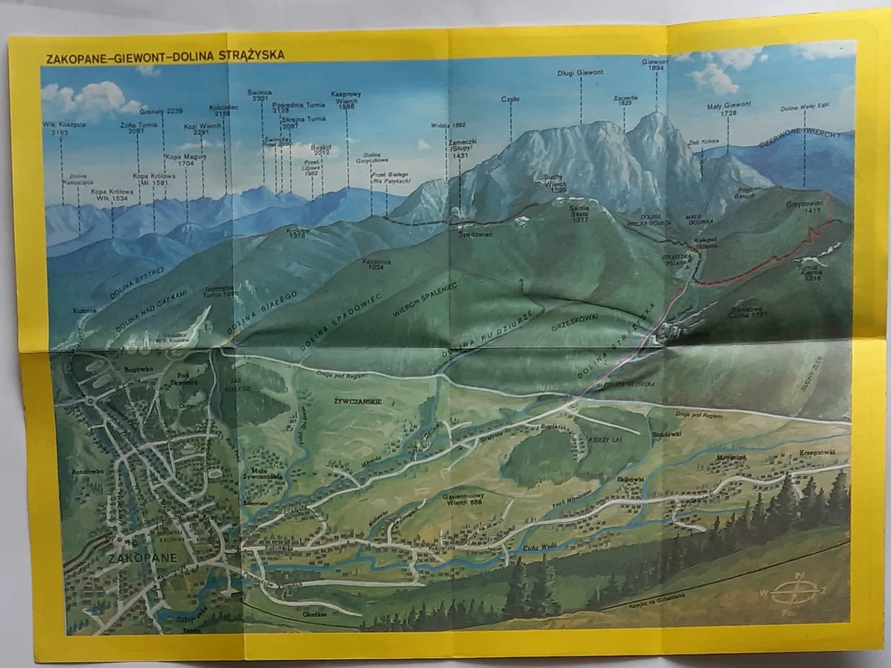 Mapa Tatry Super Ski