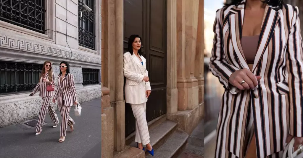 pionowe paski ubrania wydłużające sylwetkę