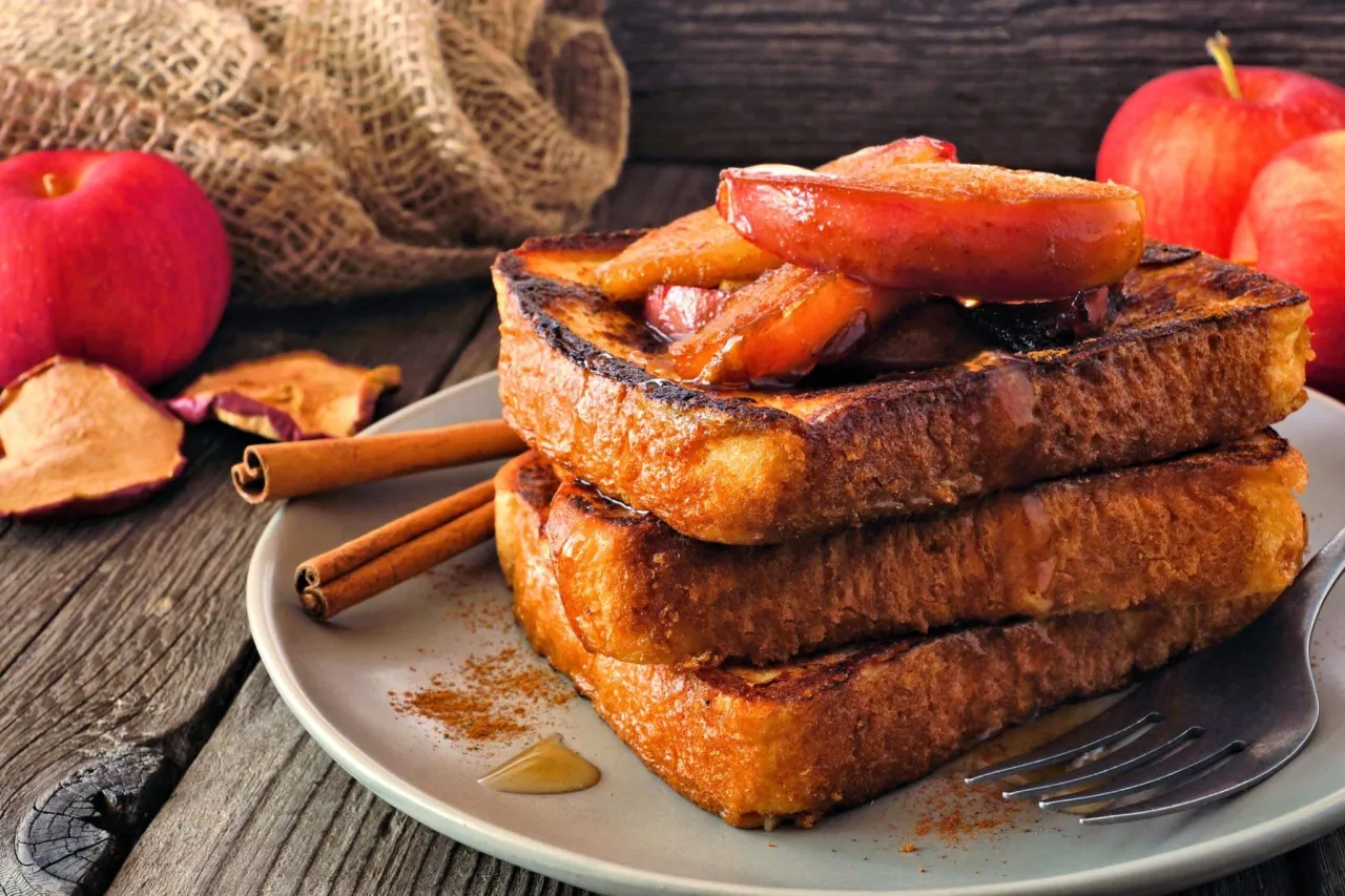 Składniki na słodkie tosty francuskie