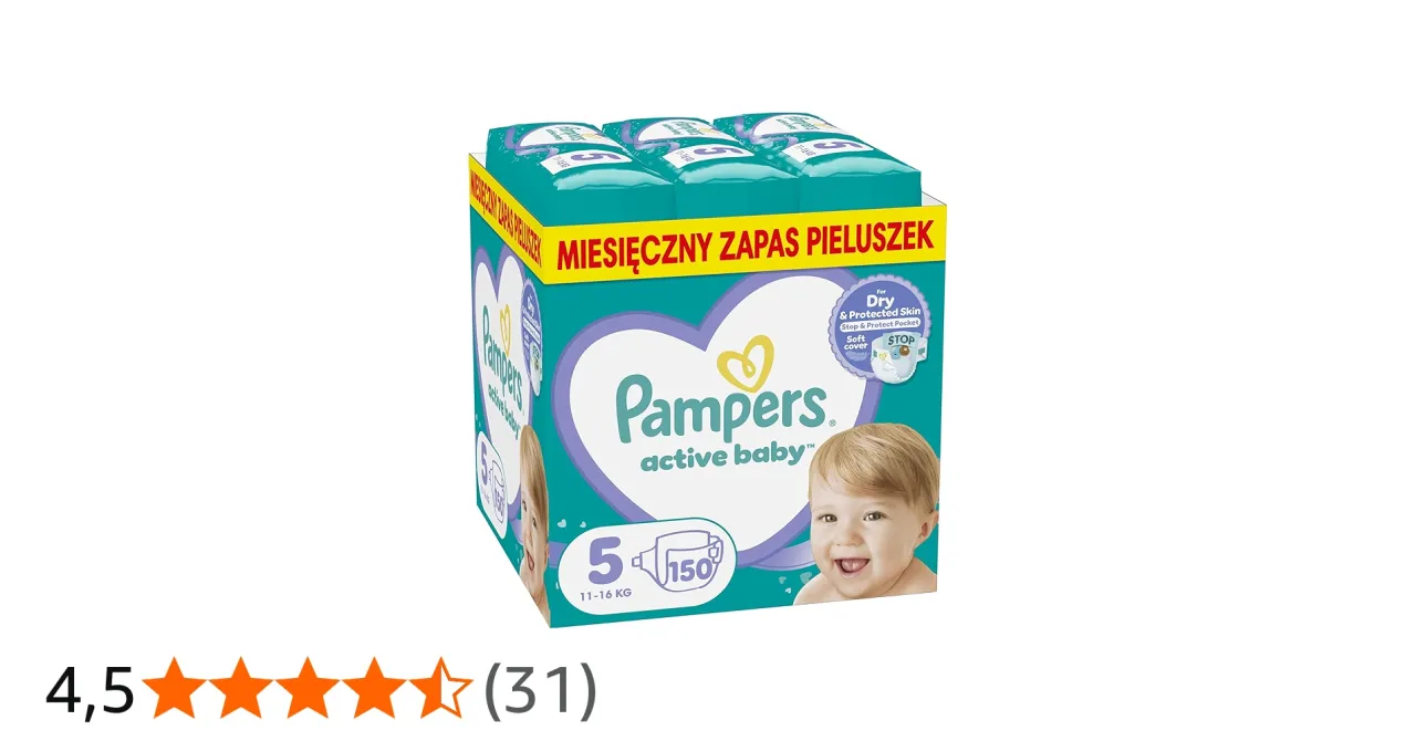 pampersy rozmiary 4 5 6 opakowania