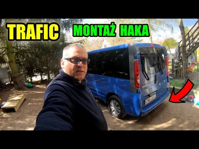 Montaż wiązki haka Renault Trafic III
