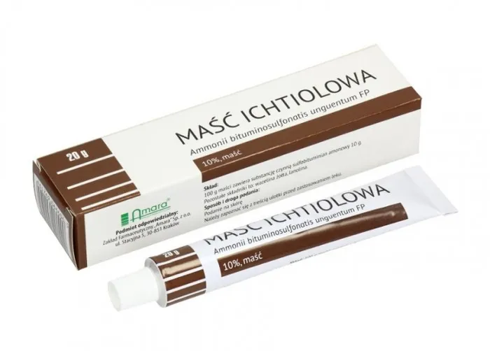 maść ichtiolowa cynkowa kwas salicylowy nadtlenek benzoilu