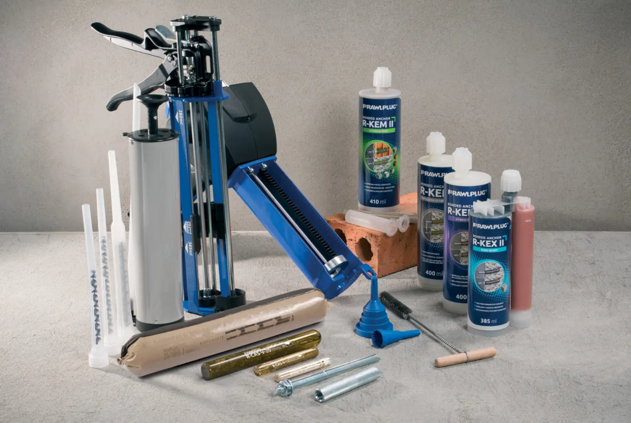 Budowa kotwy chemicznej bez styrenu