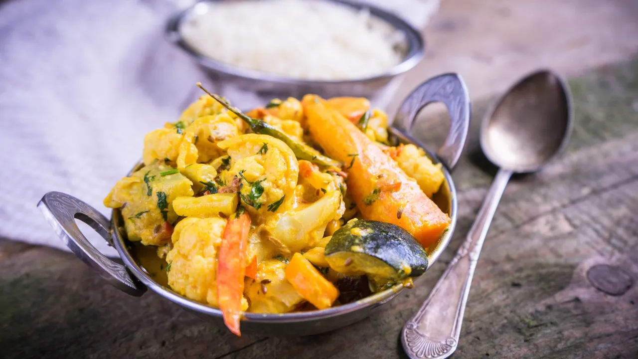 różnorodne warzywa do curry