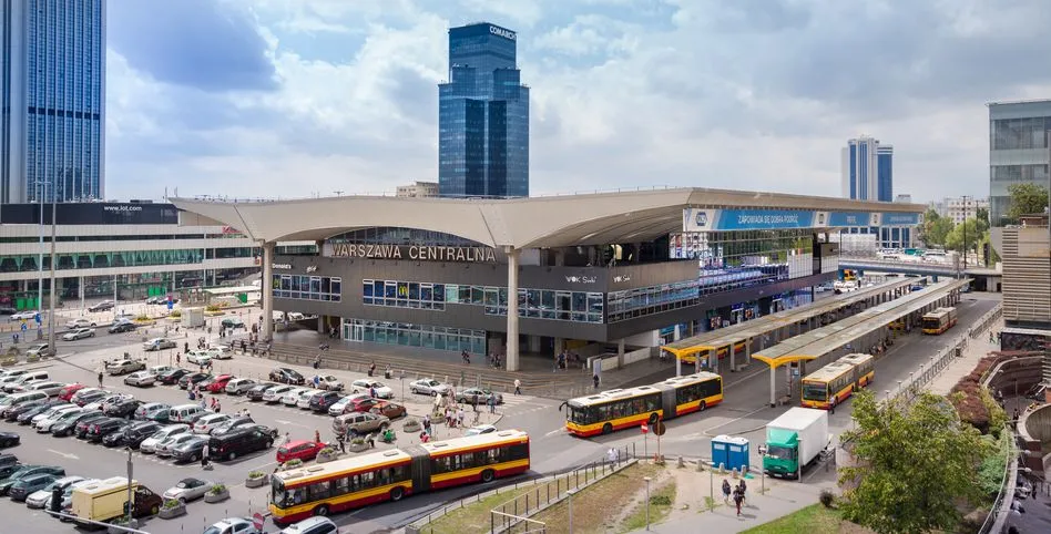dworzec kolejowy Warszawa Centralna