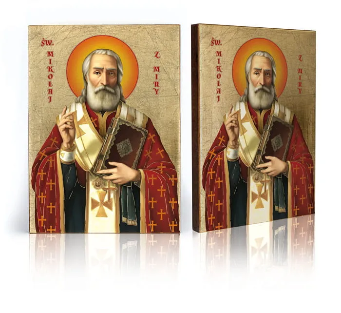 Święty Mikołaj z Miry ikona