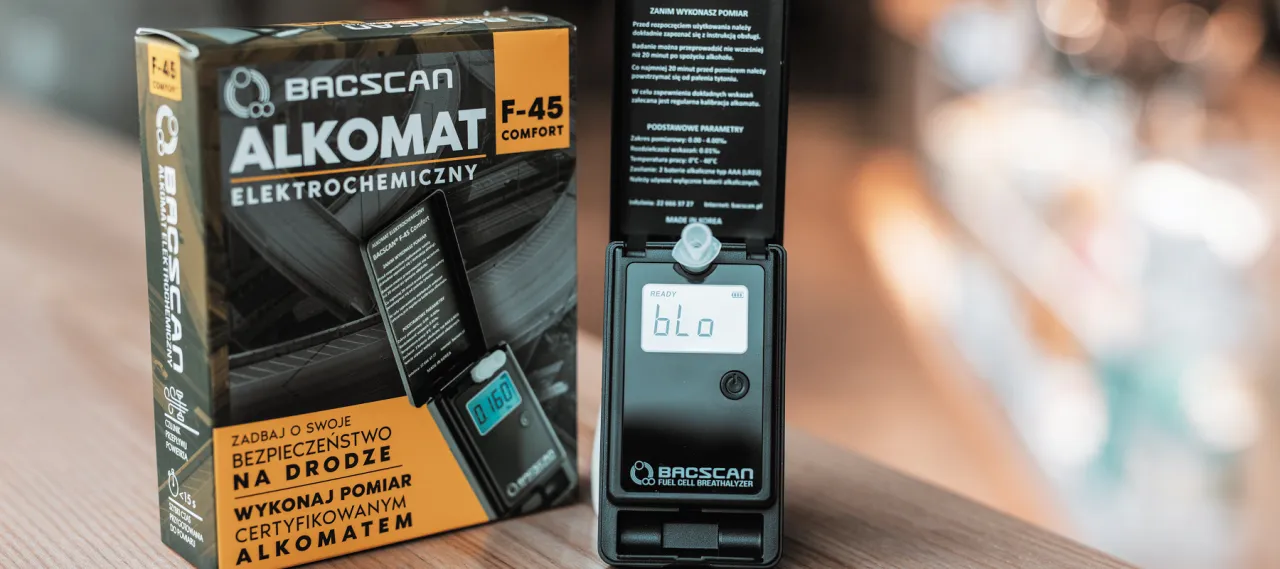 Alkomat jednorazowy zasada działania