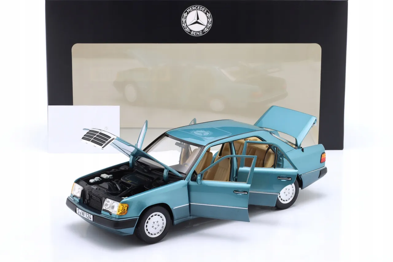 Mercedes W124 model kolekcjonerski detale