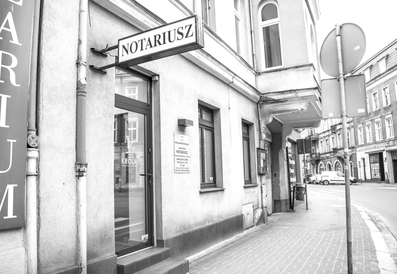 Kancelaria notarialna w dużym mieście