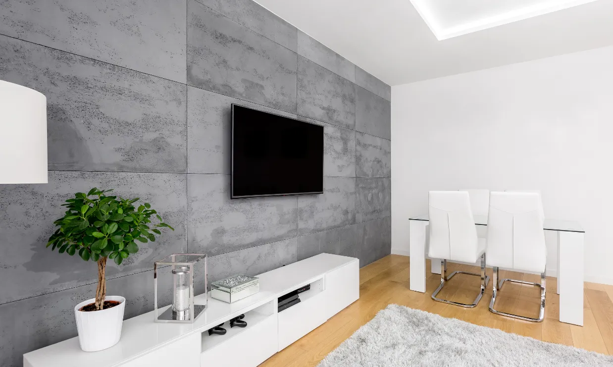 przykłady farby betonowej i betonu dekoracyjnego