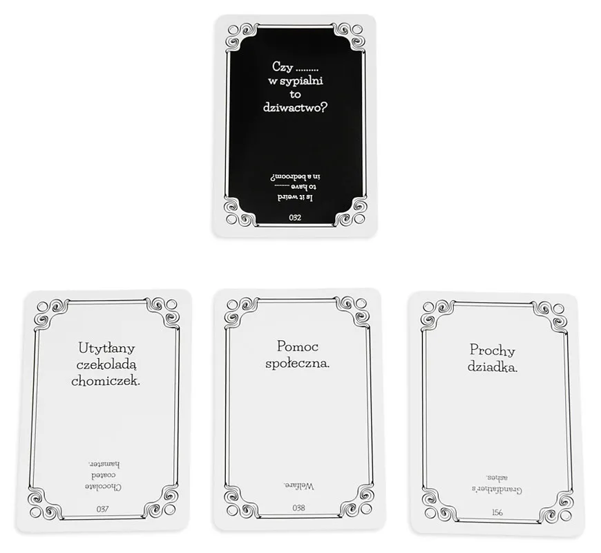 Karty Dżentelmenów różne edycje