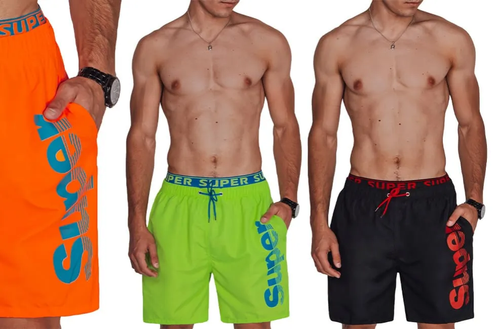 różne typy majtek do pływania męskich i damskich