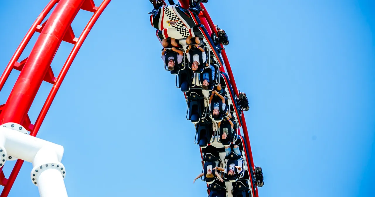 Przeciążenia G rollercoaster schemat