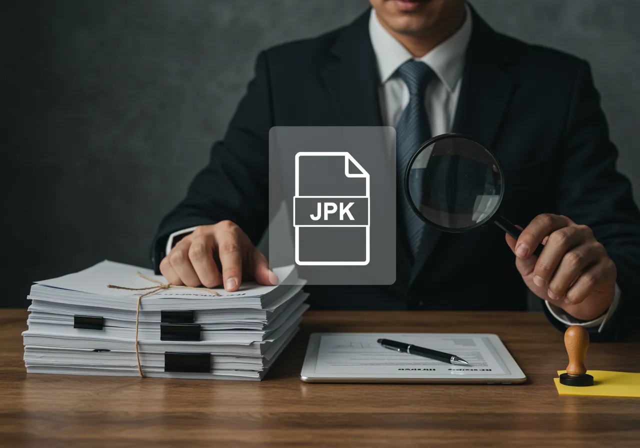 biznesmeni sprawdzający dokumenty kontrahenta