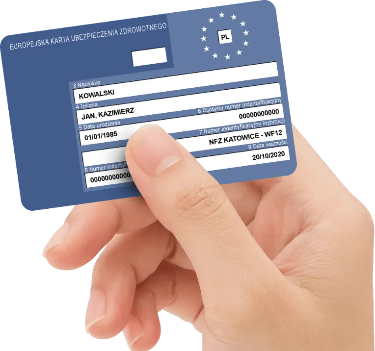 Europejska Karta Ubezpieczenia Zdrowotnego wz&oacute;r