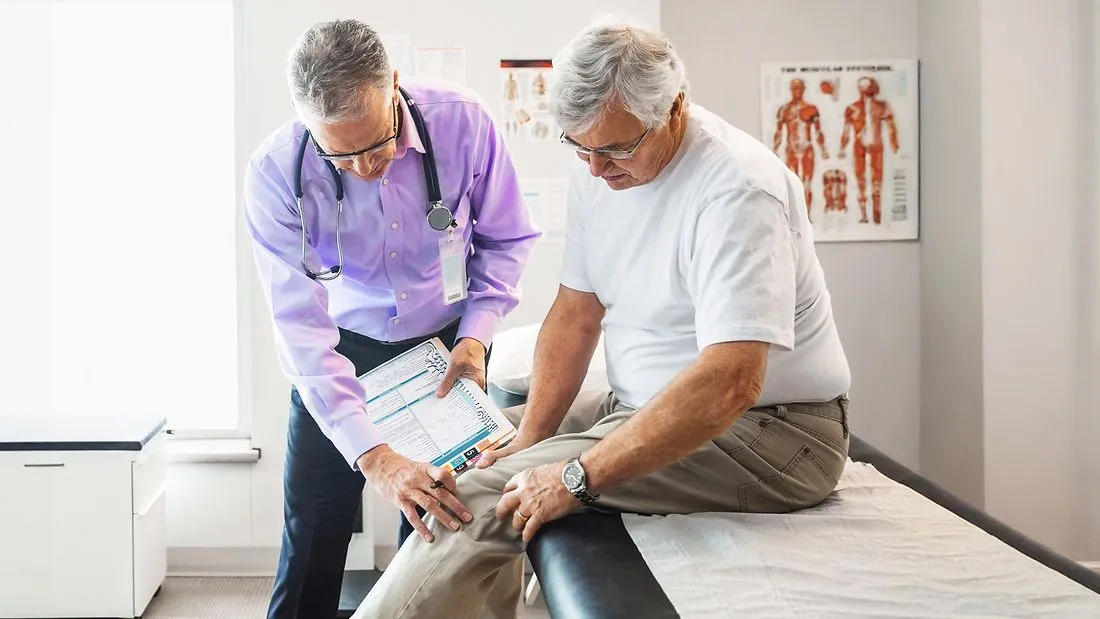 Arzt-Patienten-Gespr&auml;ch pAVK